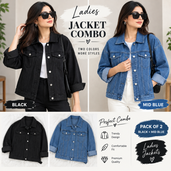 PACK OF 2 DENIM JACKET IN 2899