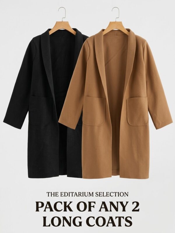PACK OF 2 LONG COATS IN 3199